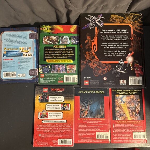 Lot of 6 Lego Books Ninjago Bionicle Ghost Ninja Nexo Knights NO TOYS JUST BOOKS - Picture 7 of 14